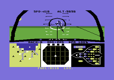 F-15 Strike Eagle screenshot 4 for Commodore 64